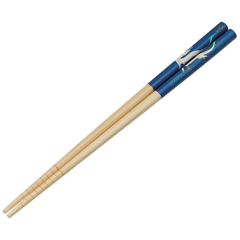 Skater Spirited Away Bamboo Chopstick -Anti-Slip Grip for Ease of Use - Authentic Japanese Design - Lightweight, Durable and Convenient - Haku - Image 2